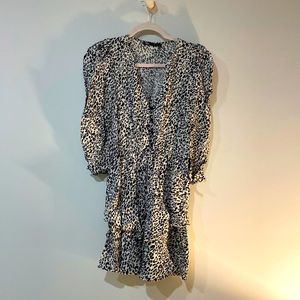 Cheetah print zara dress